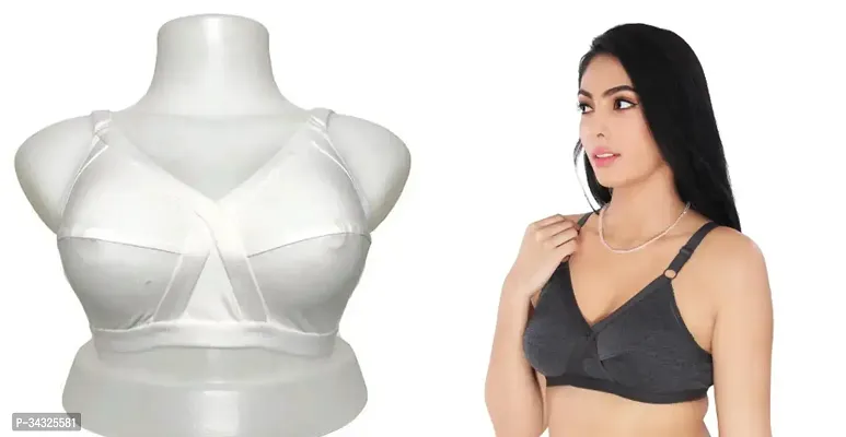 Stylish Cotton Solid Bras For Women Pack of 2