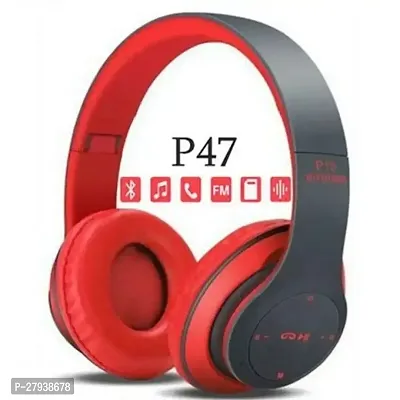 P47 Wireless Headphone Sports Adjustable Headphone with Mic Bluetooth Headset-thumb0