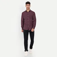 Mens Wear Pure Cotton Checks Printed Multicoloured Color Shirt  Mens wearshirt printed shirt for daily-thumb4