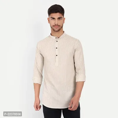 Mens Wear Pure Cotton Short Kurta-thumb2