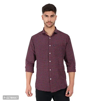 Mens Wear Pure Cotton Checks Printed Multicoloured Color Shirt  Mens wearshirt printed shirt for daily-thumb0