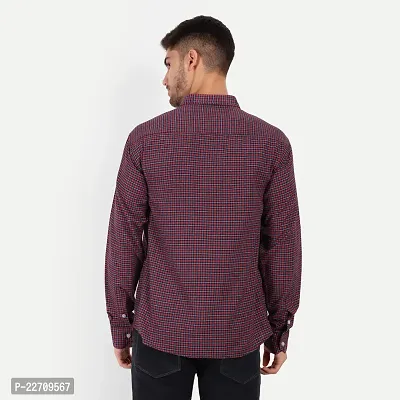 Mens Wear Pure Cotton Checks Printed Multicoloured Color Shirt  Mens wearshirt printed shirt for daily-thumb3
