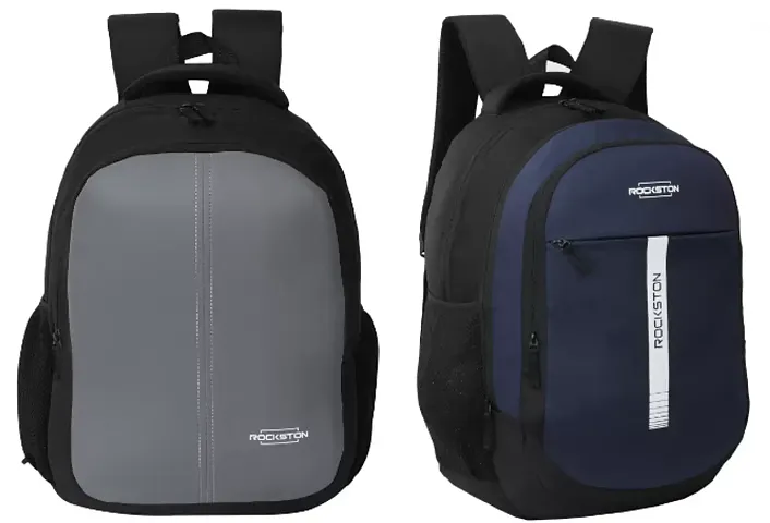 Stylish Black Backpacks For Men And Women Pack Of 2