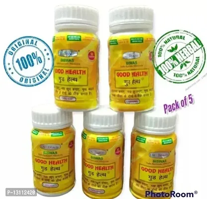 Dr Biswas Original Good Health Capsule-50Pc-Pack Of 5 Ayurvedic Products-thumb0