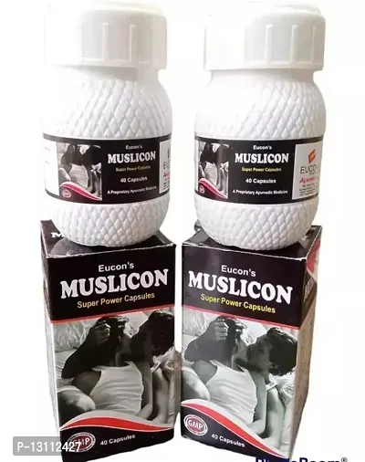 Eucon Muslicon Super Power Capsule For Male  Female-40Pc- Pack Of 2