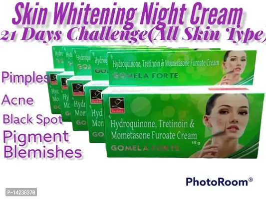 Gomela Forte Skin Whitening Night Cream-Pack of 5