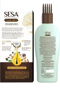 SESA Ayurvedic Strong Roots Oil, Prevents Hair Fall, Good for Hair Growth, contains Banyan Tree Extracts, Aloe Vera and Hibiscus extracts Hair Oil  (100 ml)-thumb1