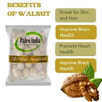 Paleo India 400gm Premium California Inshell Walnut| Kaagzi Akhrot| Akhrot Giri-thumb1
