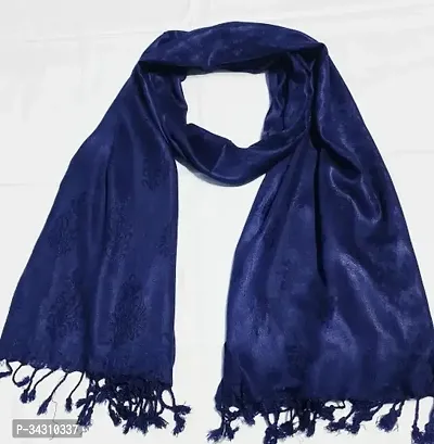 Women Large Solid Color Pashmina Shawl Wrap Dupatta-thumb0