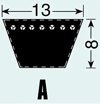 Gulshan Export India A93 Belt Machinery V belt-thumb2