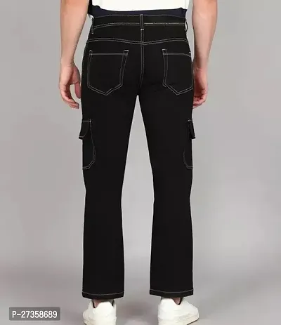 Classic Denim Solid Jeans for Men-thumb2