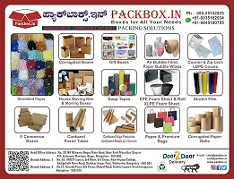 packbox.in Postal Cardboard Tubes for Kraft Mailing, Shipping with Metalic End Caps of 13 inch Tube (Pack of 10)-thumb2