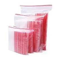 Packbox.in Reusable/Resealable Self Sealing Zip Lock Covers Storage Pouch Bags 3 x 4 inches, 100 Pieces (Transparent)-thumb2