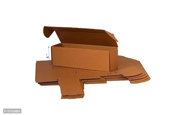 packbox.in 3 Ply Postal Corrugated, Shipping, Packaging, Storage, Small Box, E- Commerce Packing (Pack of 15 Nos) (Size_10X4X4)