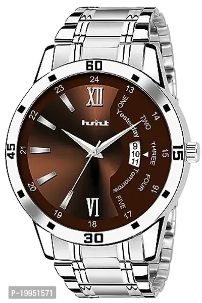 Stylish Silver Metal Analog Watch For Men