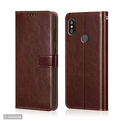 Mi Redmi Y2 brown Flip Cover-thumb0