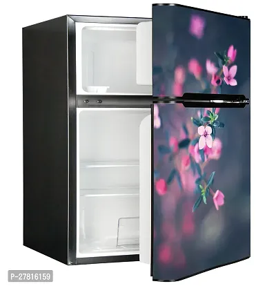 RK Digital Mart Multipurpose Waterproof Flowers Fridge Sticker Self-Adhesive Stickers//waterproof sticker for fridge//fridge door sticker//trendy Flowers for fridge Vinyl Fridge Sticker (Size:160 x 61-thumb3