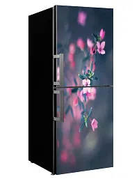 RK Digital Mart Multipurpose Waterproof Flowers Fridge Sticker Self-Adhesive Stickers//waterproof sticker for fridge//fridge door sticker//trendy Flowers for fridge Vinyl Fridge Sticker (Size:160 x 61-thumb3