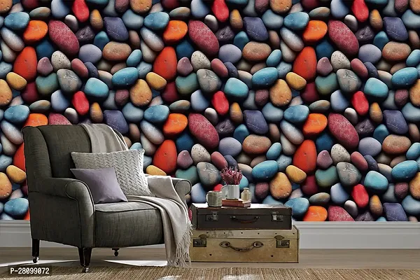 Trendy Stone Vinyl Wallpaper For Home Decor