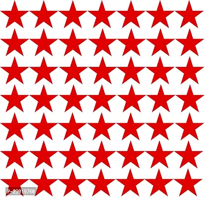 RK Digital Mart Star Shape Vinyl Sticker 50 for Living Room, Dining Room, Study Room, Hall, Kitchen etc. Self-Adhesive (Size: 3x3 inches)