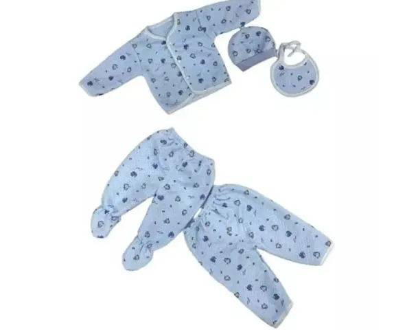 Printed Cotton Bodysuit Combo for Babies