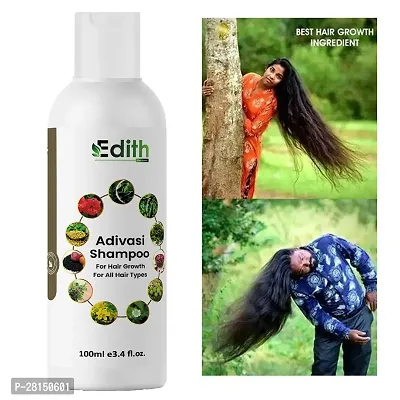 Edith Naturals Adivasi Herbal Natural Shampoo 100ml (Pack Of 1)