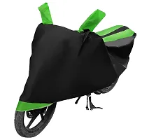 Auto Hub Bajaj Vikrant Bike Cover Waterproof Original / Vikrant Cover Waterproof / Vikrant bike Cover / Bike Cover Vikrant Waterproof / Vikrant Body Cover / Bike Body Cover Vikrant With Ultra Surface Body Protection (Black, Green Look)-thumb2