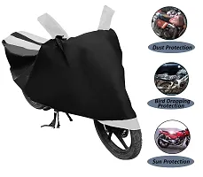 Auto Hub Yamaha Fazer FI Bike Cover Waterproof Original / Fazer FI Cover Waterproof / Fazer FI bike Cover / Bike Cover Fazer FI Waterproof / Fazer FI Body Cover / Bike Body Cover Fazer FI With Ultra Surface Body Protection (Black, White Look)-thumb3