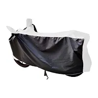 Auto Hub Hero HF Deluxe Bike Cover Waterproof Original / HF Deluxe Cover Waterproof / HF Deluxe bike Cover / Bike Cover HF Deluxe Waterproof / HF Deluxe Body Cover / Bike Body Cover HF Deluxe With Ultra Surface Body Protection (Black, White Look)-thumb3