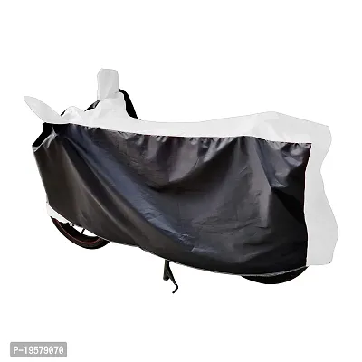 Auto Hub Hero HF Deluxe Bike Cover Waterproof Original / HF Deluxe Cover Waterproof / HF Deluxe bike Cover / Bike Cover HF Deluxe Waterproof / HF Deluxe Body Cover / Bike Body Cover HF Deluxe With Ultra Surface Body Protection (Black, White Look)-thumb4