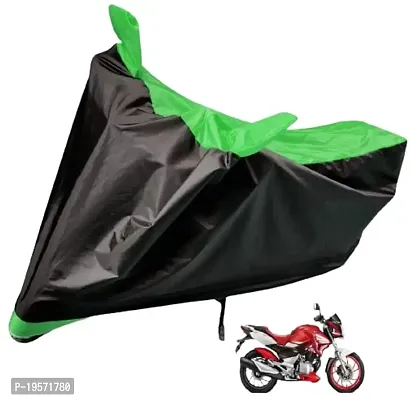 Auto Hub Hero CBZ Xtreme Bike Cover Waterproof Original / CBZ Xtreme Cover Waterproof / CBZ Xtreme bike Cover / Bike Cover CBZ Xtreme Waterproof / CBZ Xtreme Body Cover / Bike Body Cover CBZ Xtreme With Ultra Surface Body Protection (Black, Green Look)