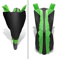 Auto Hub Bajaj CT 100 Bike Cover Waterproof Original / CT 100 Cover Waterproof / CT 100 bike Cover / Bike Cover CT 100 Waterproof / CT 100 Body Cover / Bike Body Cover CT 100 With Ultra Surface Body Protection (Black, Green Look)-thumb2