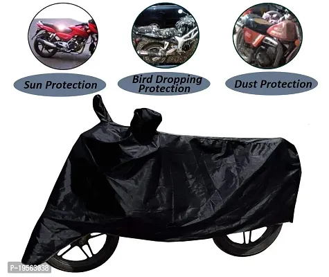 Auto Hub Honda Livo Bike Cover Waterproof Original / Livo Cover Waterproof / Livo bike Cover / Bike Cover Livo Waterproof / Livo Body Cover / Bike Body Cover Livo With Ultra Surface Body Protection (Black Look)-thumb2