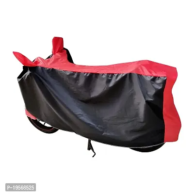 Auto Hub Bajaj Pulsar 200 Bike Cover Waterproof Original / Pulsar 200 Cover Waterproof / Pulsar 200 bike Cover / Bike Cover Pulsar 200 Waterproof / Pulsar 200 Body Cover / Bike Body Cover Pulsar 200 With Ultra Surface Body Protection (Black, Red Look)-thumb3