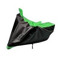 Auto Hub Bajaj XCD 125 Bike Cover Waterproof Original / XCD 125 Cover Waterproof / XCD 125 bike Cover / Bike Cover XCD 125 Waterproof / XCD 125 Body Cover / Bike Body Cover XCD 125 With Ultra Surface Body Protection (Black, Green Look)-thumb4