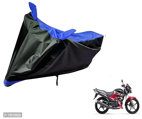 Auto Hub Yamaha SS 125 Bike Cover Waterproof Original / SS 125 Cover Waterproof / SS 125 bike Cover / Bike Cover SS 125 Waterproof / SS 125 Body Cover / Bike Body Cover SS 125 With Ultra Surface Body Protection (Black, Blue Look)