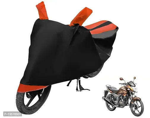 Euro Care Hero Hunk Bike Cover Waterproof Original / Hunk Cover Waterproof / Hunk bike Cover / Bike Cover Hunk Waterproof / Hunk Body Cover / Bike Body Cover Hunk With Ultra Surface Body Protection (Black, Orange Look)