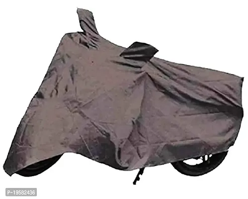 Auto Hub Hero Glamour Bike Cover Waterproof Original / Glamour Cover Waterproof / Glamour bike Cover / Bike Cover Glamour Waterproof / Glamour Body Cover / Bike Body Cover Glamour With Ultra Surface Body Protection (2x2 Grey Look)