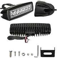 Auto Hub 6LED Bike Fog Lights, Spot Beam Light Bar with Switch-thumb2