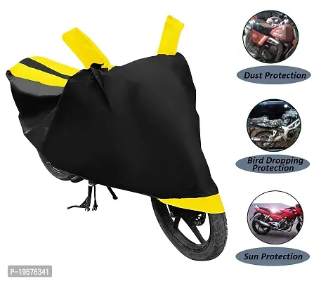 Euro Care Hero Hunk Bike Cover Waterproof Original / Hunk Cover Waterproof / Hunk bike Cover / Bike Cover Hunk Waterproof / Hunk Body Cover / Bike Body Cover Hunk With Ultra Surface Body Protection (Black, Yellow Look)-thumb4