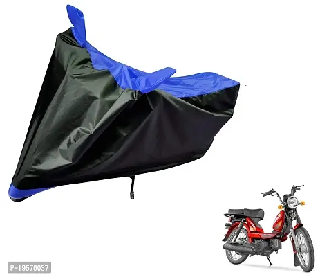 Auto Hub TVS Super XL Bike Cover Waterproof Original / Super XL Cover Waterproof / Super XL bike Cover / Bike Cover Super XL Waterproof / Super XL Body Cover / Bike Body Cover Super XL With Ultra Surface Body Protection (Black, Blue Look)