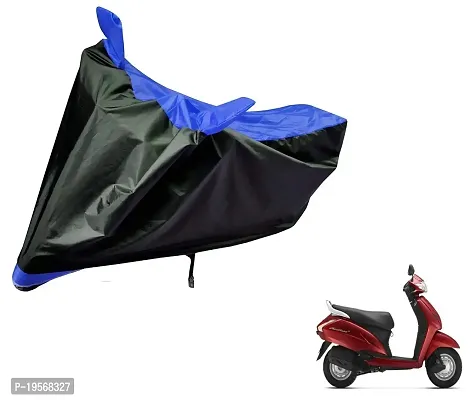 Auto Hub Honda Activa 125 Bike Cover Waterproof Original / Activa 125 Cover Waterproof / Activa 125 bike Cover / Bike Cover Activa 125 Waterproof / Activa 125 Body Cover / Bike Body Cover Activa 125 With Ultra Surface Body Protection (Black, Blue Look)