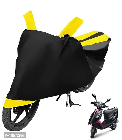 Auto Hub TVS Streek Bike Cover Waterproof Original / Streek Cover Waterproof / Streek bike Cover / Bike Cover Streek Waterproof / Streek Body Cover / Bike Body Cover Streek With Ultra Surface Body Protection (Black, Yellow Look)