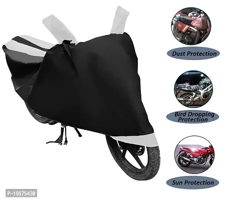 Euro Care Kawasaki Ninja 250/300/650/H2/ZX6R Bike Cover Waterproof Original / Ninja Cover Waterproof / Ninja bike Cover / Bike Cover Ninja Waterproof / Ninja Body Cover / Bike Body Cover Ninja With Ultra Surface Body Protection (Black, White Look)-thumb4