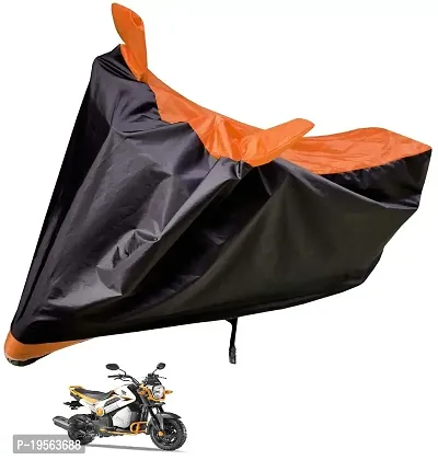 Auto Hub Honda Navi Bike Cover Waterproof Original / Navi Cover Waterproof / Navi bike Cover / Bike Cover Navi Waterproof / Navi Body Cover / Bike Body Cover Navi With Ultra Surface Body Protection (Black, Orange Look)