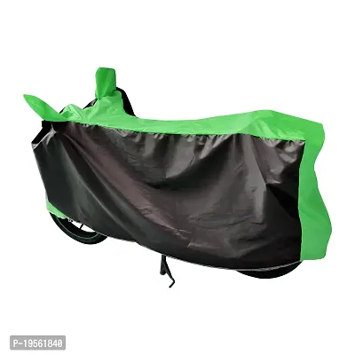 Auto Hub Hero Honda Ambition Bike Cover Waterproof Original / Ambition Cover Waterproof / Ambition bike Cover / Bike Cover Ambition Waterproof / Ambition Body Cover / Bike Body Cover Ambition With Ultra Surface Body Protection (Black, Green Look)-thumb4