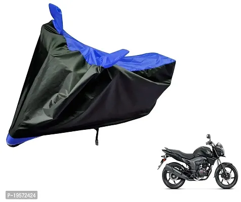 Auto Hub Honda CB Trigger Bike Cover Waterproof Original / CB Trigger Cover Waterproof / CB Trigger bike Cover / Bike Cover CB Trigger Waterproof / CB Trigger Body Cover / Bike Body Cover CB Trigger With Ultra Surface Body Protection (Black, Blue Look)