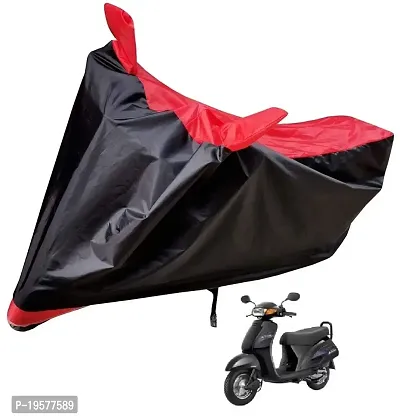 Auto Hub Honda Activa 6G Bike Cover Waterproof Original / Activa 6G Cover Waterproof / Activa 6G bike Cover / Bike Cover Activa 6G Waterproof / Activa 6G Body Cover / Bike Body Cover Activa 6G With Ultra Surface Body Protection (Black, Red Look)