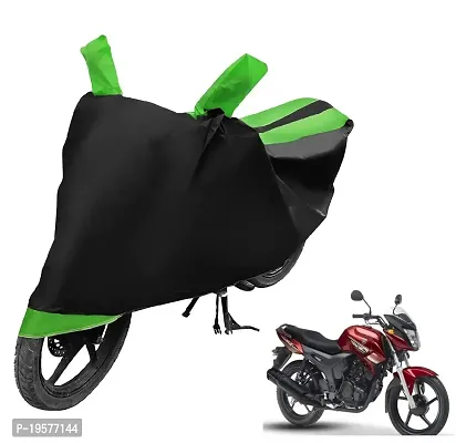 Auto Hub Yamaha SZ-X Bike Cover Waterproof Original / SZ-X Cover Waterproof / SZ-X bike Cover / Bike Cover SZ-X Waterproof / SZ-X Body Cover / Bike Body Cover SZ-X With Ultra Surface Body Protection (Black, Green Look)