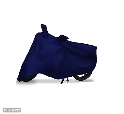 Auto Hub 100% Water Resistant Bike Cover for Bajaj Discover 125 DTS-i - Navy-thumb0